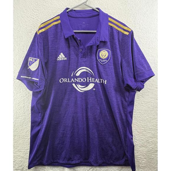 adidas Other - Adidas Orlando City Soccer Jersey Cyle Larin #9 Mens XL 2017 Home Kit MLS